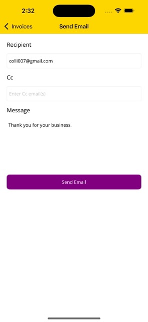 Send Email Form