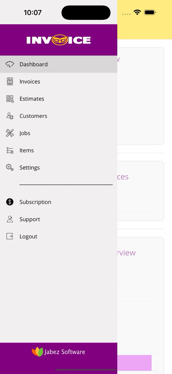 Main Menu Drawer