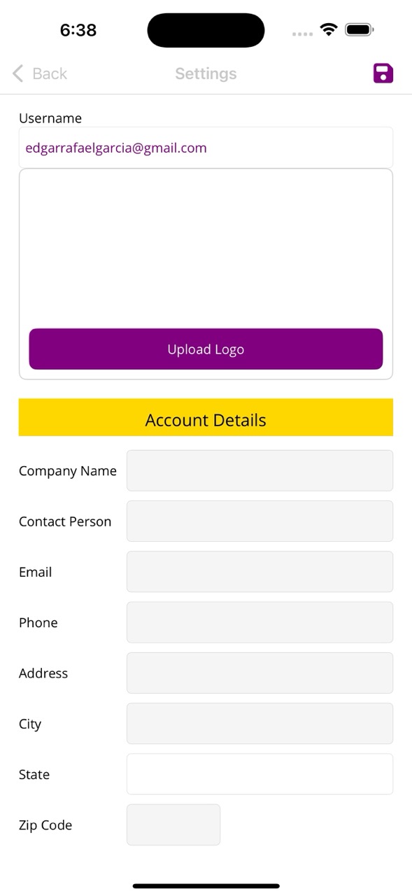 Account Details