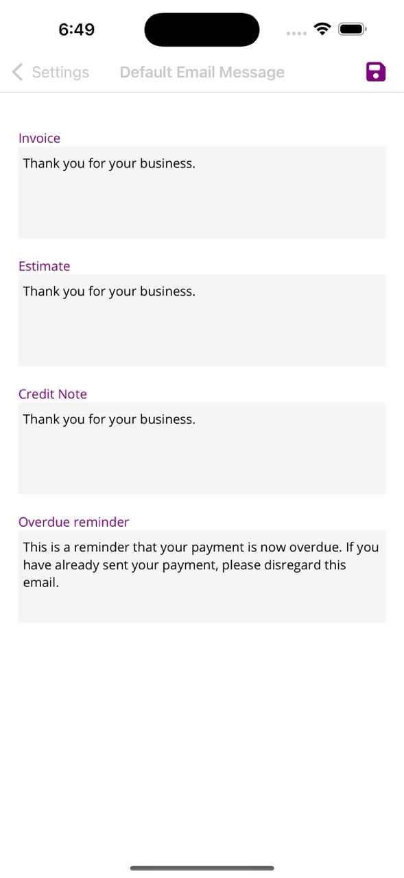 Email Messages