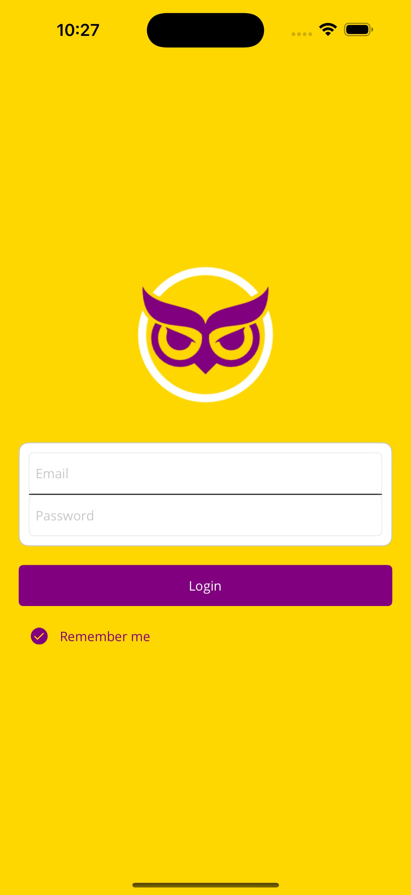 Login Screen